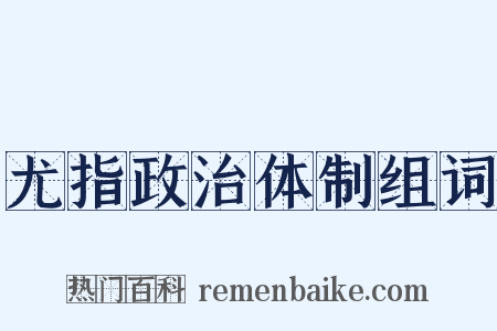 尤指政治体制组词是什么意思的图片